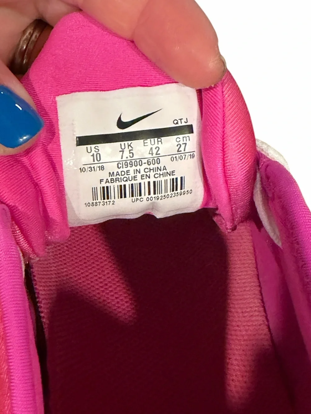 Nike Air VaporMax Plus Women Size 10 Summer Sunset